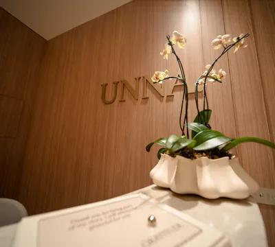 Detalhe do ambiente da clínica UNNA.